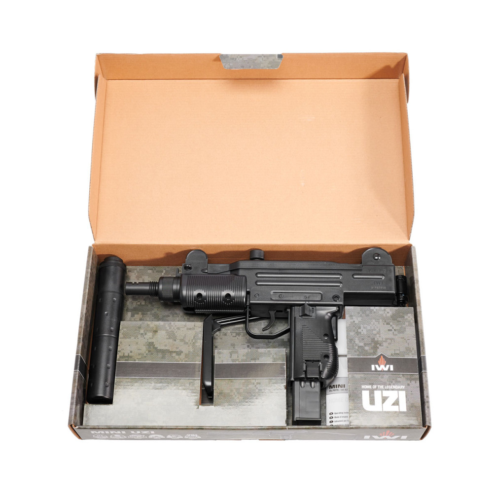 Пневматичний пістолет-кулемет Umarex IWI Mini UZI 5.8141 (Умарекс Міні Узі Блоубек)