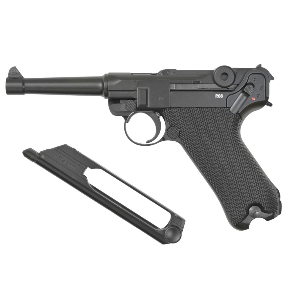 Пневматичний пістолет Umarex Legends P-08 Blowback 5.8142 (Умарекс Легендс П-08 Блоубек)