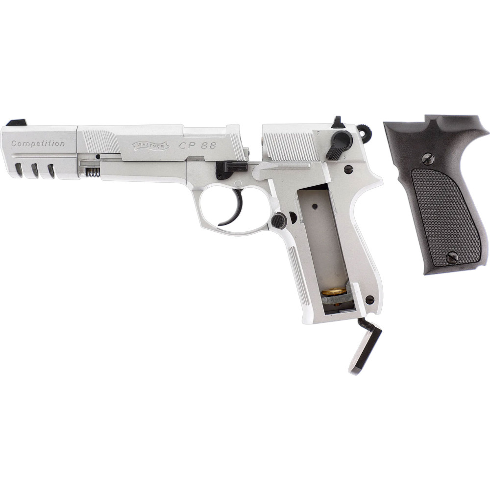 Пневматический пистолет Umarex Walther CP88 Competition Nickel 6 416.00.08 (Умарекс Вальтер СР88 Компетишн Никель)
