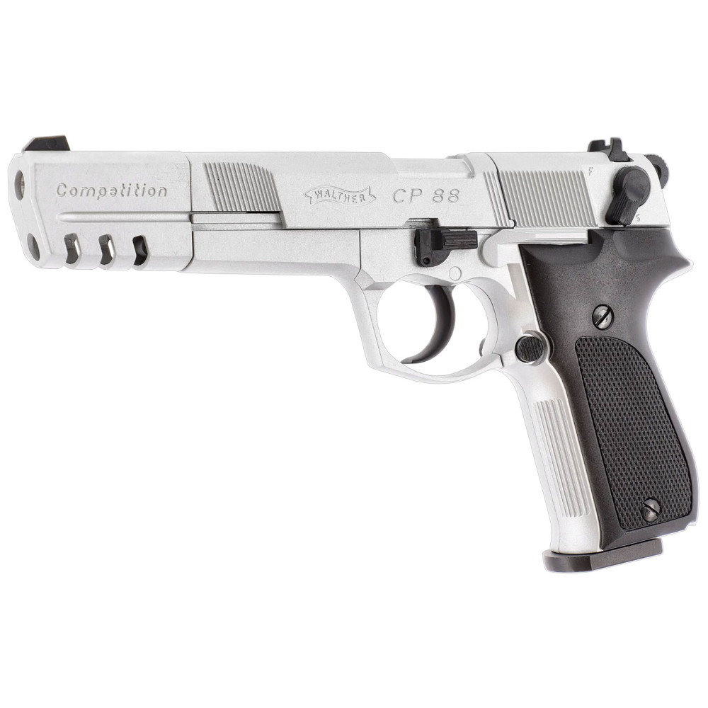 Пневматический пистолет Umarex Walther CP88 Competition Nickel 6 416.00.08 (Умарекс Вальтер СР88 Компетишн Никель)