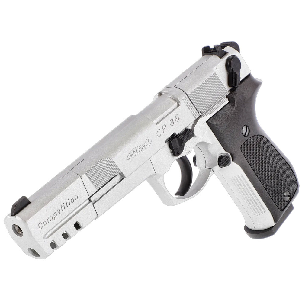 Пневматический пистолет Umarex Walther CP88 Competition Nickel 6 416.00.08 (Умарекс Вальтер СР88 Компетишн Никель)