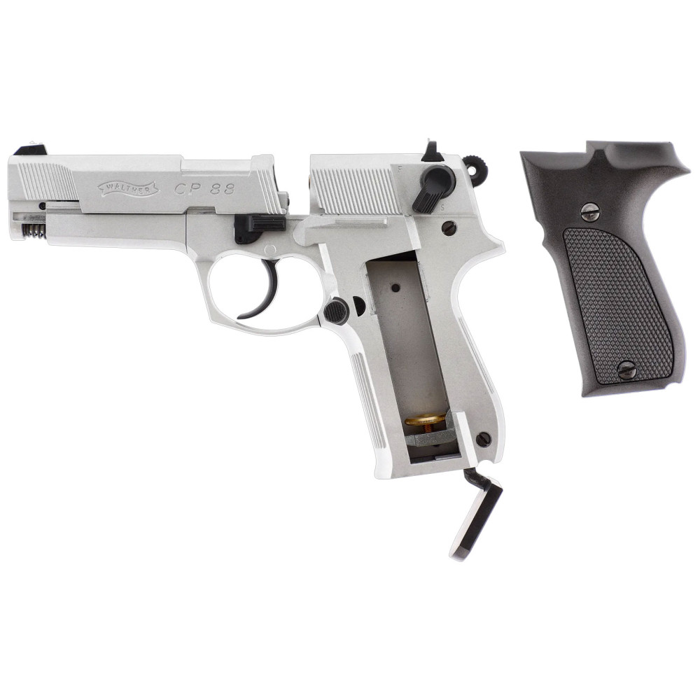 Пневматичний пістолет Umarex Walther CP88 Nickel 416.00.03 (Умарекс Вальтер СР88 Нікель)