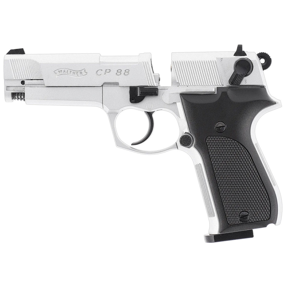 Пневматичний пістолет Umarex Walther CP88 Nickel 416.00.03 (Умарекс Вальтер СР88 Нікель)