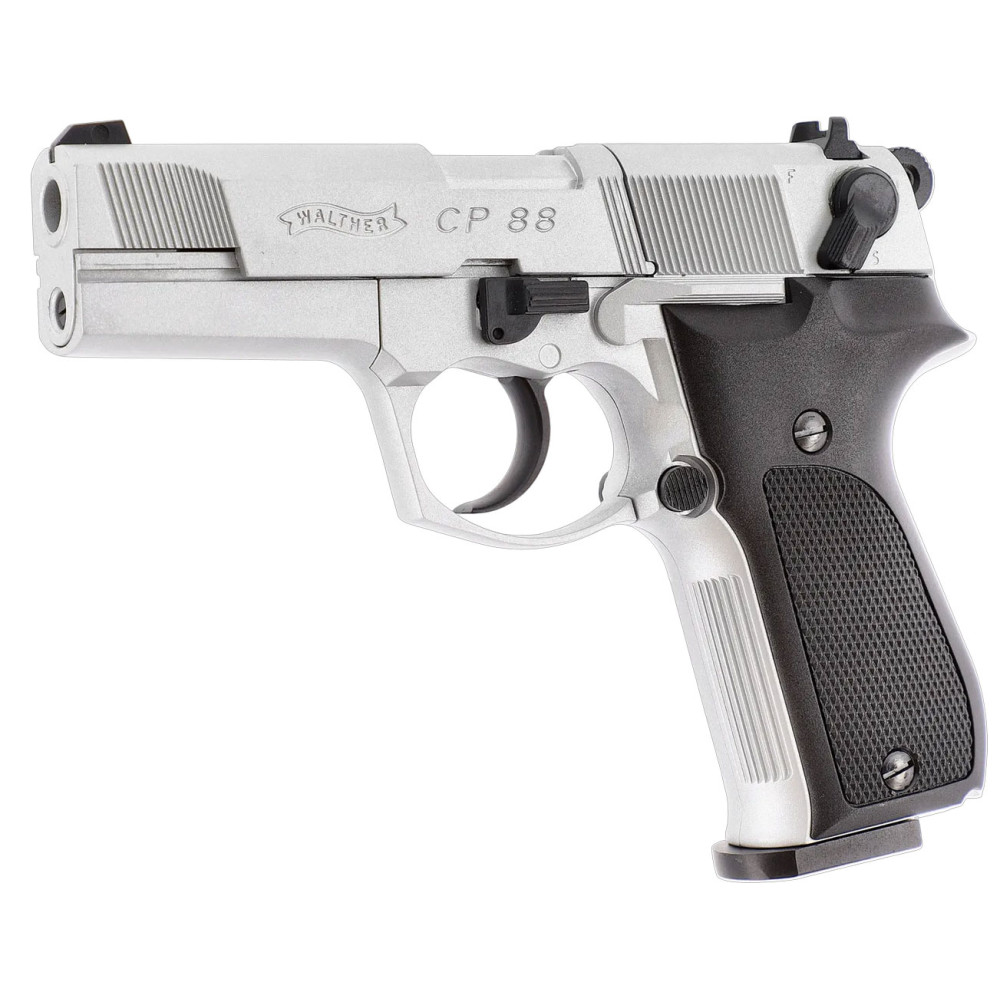 Пневматичний пістолет Umarex Walther CP88 Nickel 416.00.03 (Умарекс Вальтер СР88 Нікель)