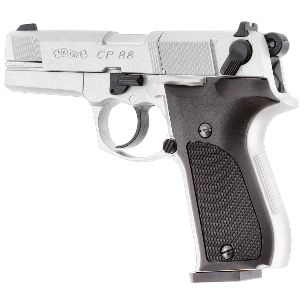 Пневматичний пістолет Umarex Walther CP88 Nickel 416.00.03 (Умарекс Вальтер СР88 Нікель)
