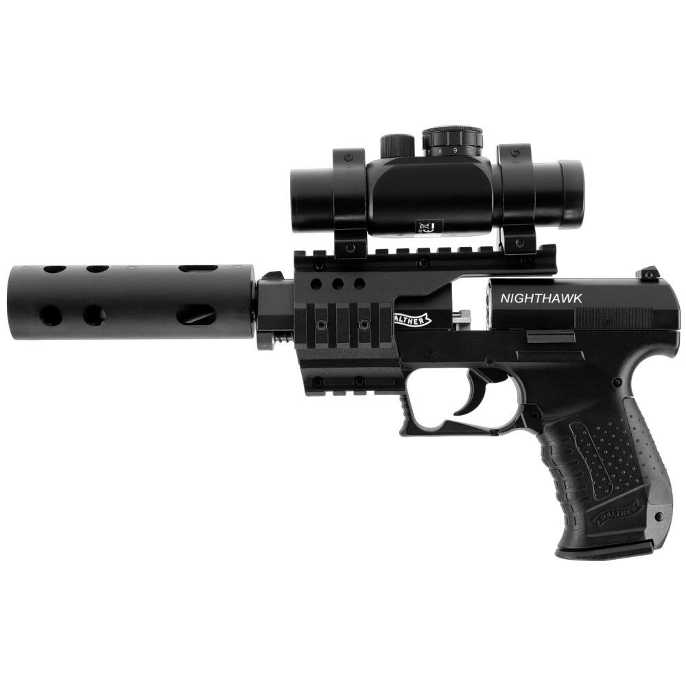 Пневматический пистолет Umarex Walther NightHawk 412.02.30 (Умарекс Вальтер Найтхок)