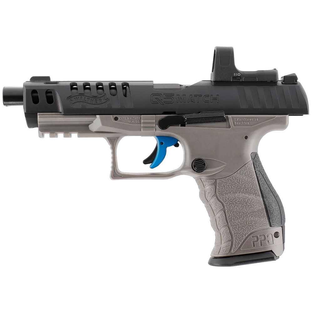 Пневматический пистолет Umarex Walther Q5 Match Combo 5 Set 5.8421-1 (Умарекс Вальтер Кью5 Матч)