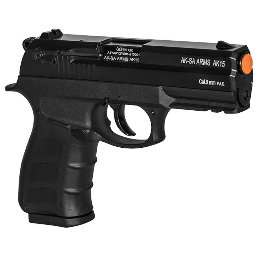 Стартовый пистолет Aksa Arms AK15 CC-01 Black (Акса Армс АК15 СС-01 черный)