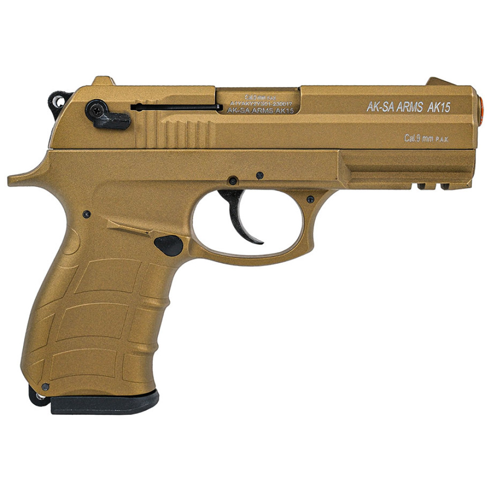 Стартовый пистолет Aksa Arms AK15 CC-09 (Акса Армс АК15 СС-09 бронзовый)