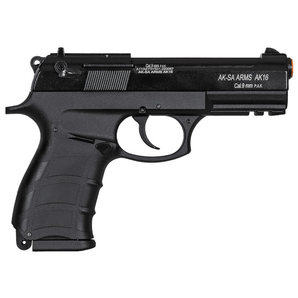 Стартовый пистолет Aksa Arms AK16 CC-01 Black (Акса Армс АК16 СС-01 черный)