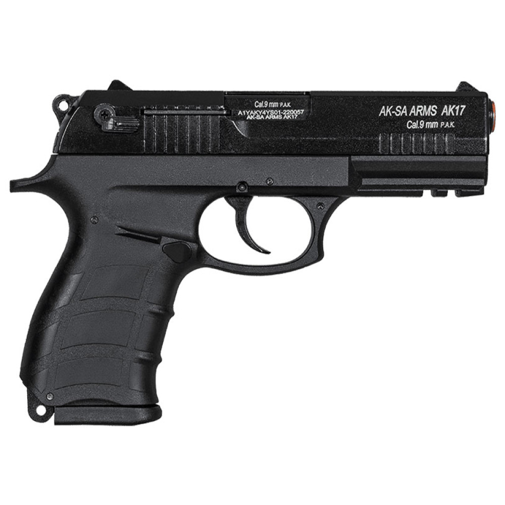 Стартовый пистолет Aksa Arms AK17 CC-01 Black (Акса Армс АК17 черный)