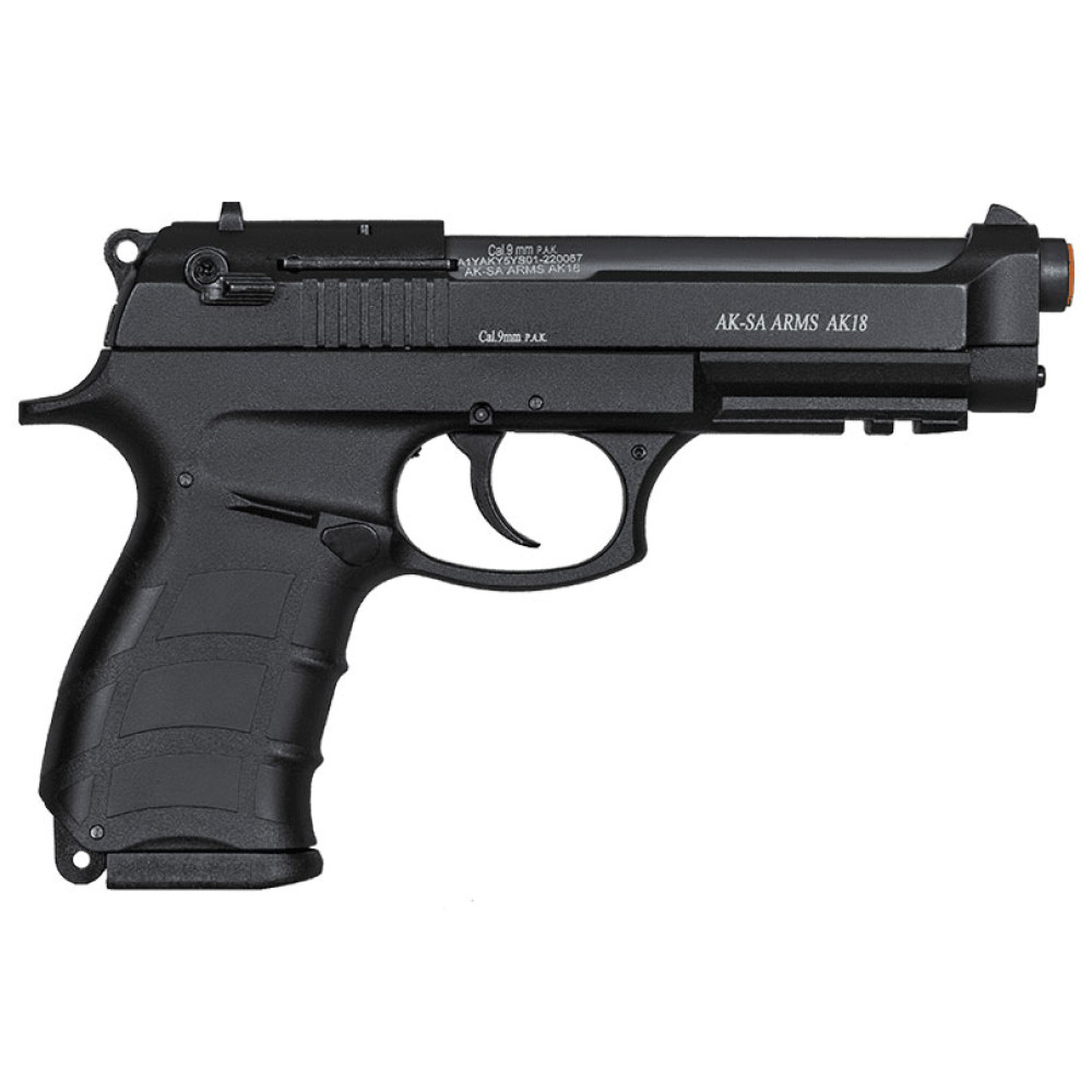 Стартовый пистолет Aksa Arms AK18 CC-01 Black (Акса Армс АК18 черный)