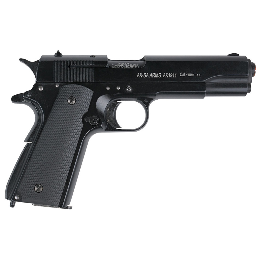 Стартовий пістолет Aksa Arms AK1911 CC-01 Black (Акса Армс АК1911 чорний)