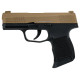 Стартовый пистолет Aksa Arms AK21 CC-02 Black-Tan (Акса Армс АК21 черный хаки)