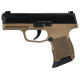 Стартовий пістолет Aksa Arms AK21 CC-03 Tan-Black (Акса Армс АК21 хакі чорний)