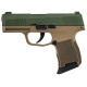 Стартовий пістолет Aksa Arms AK21 CC-06 Tan-Green (Акса Армс АК21 пісочно-зелений)