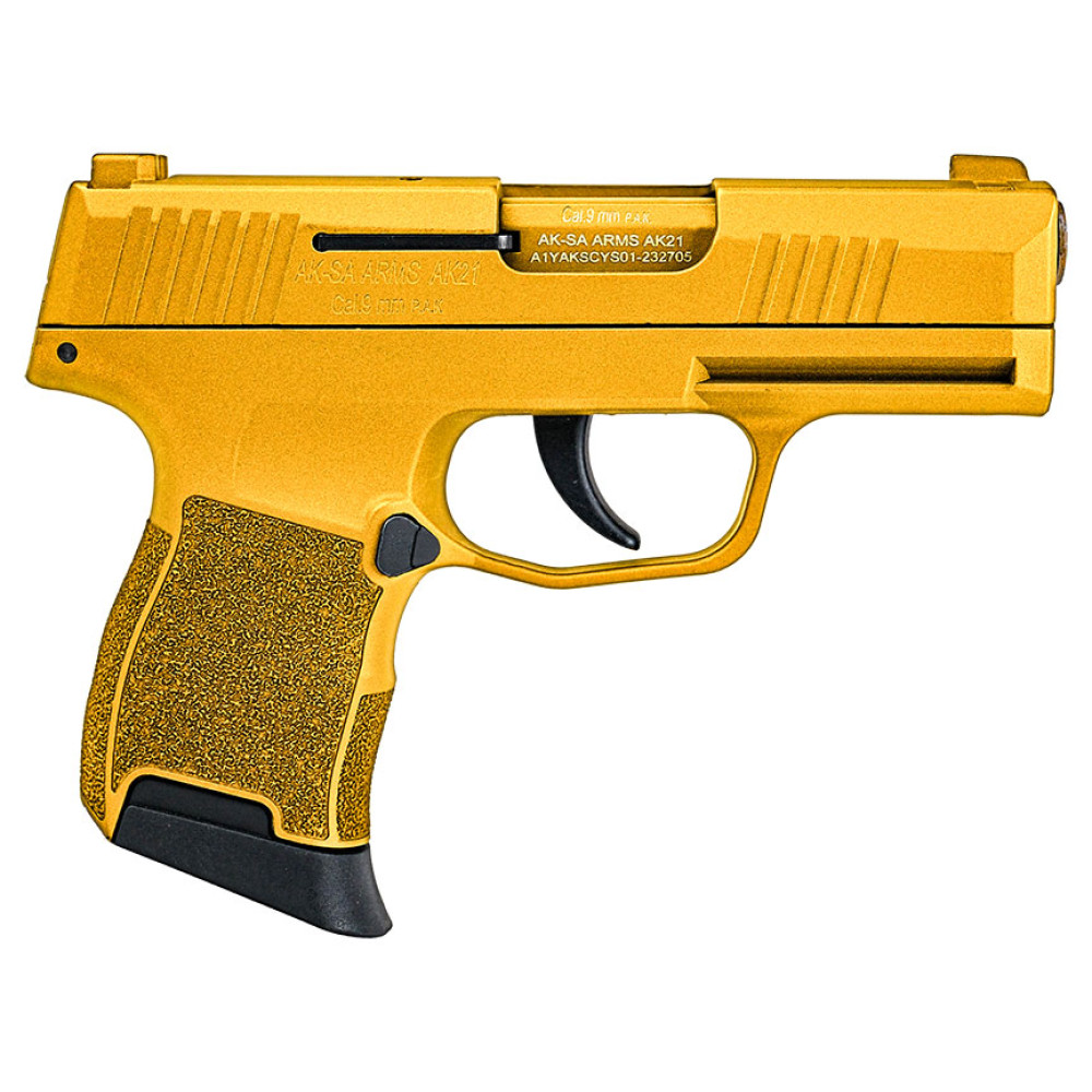 Стартовий пістолет Aksa Arms AK21 CC-07 Gold (Акса Армс АК21 золотий)