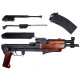 Автомат охолощеный Daglıoglu AK9 black Дерево АКС-74У (Даглиоглу АК9 блэк дерево АКС-74У)