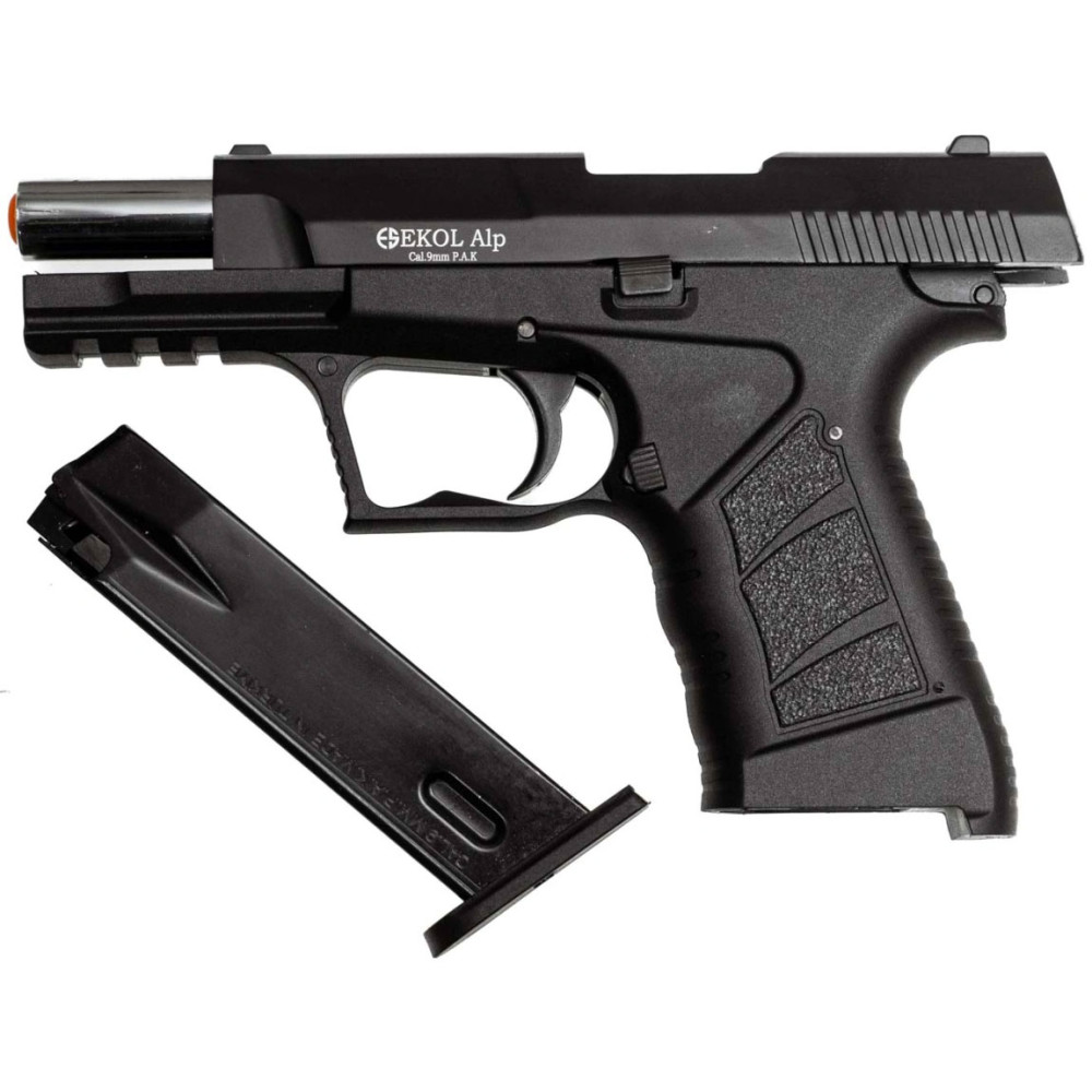 Стартовый пистолет EKOL ALP Black (Экол Альп Черный)