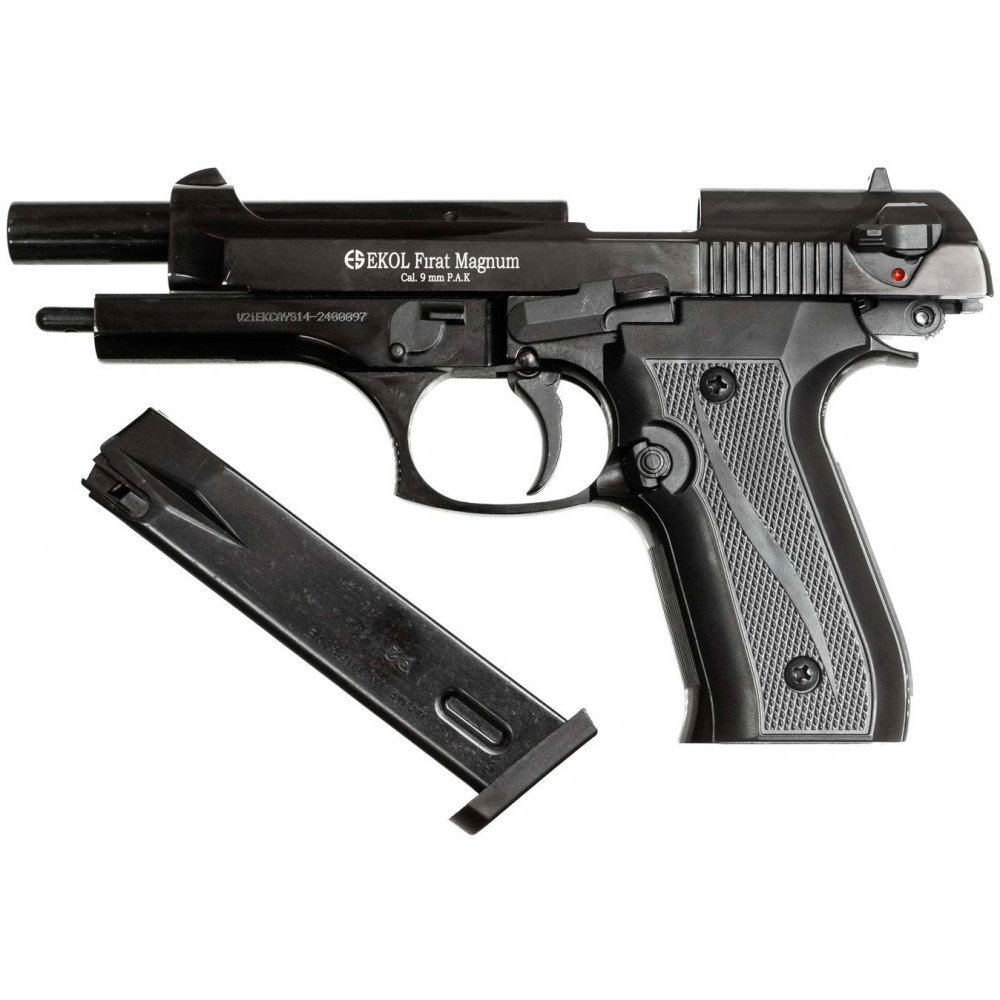 Стартовый пистолет EKOL Firat Magnum Black (Экол Фират Магнум Черный)