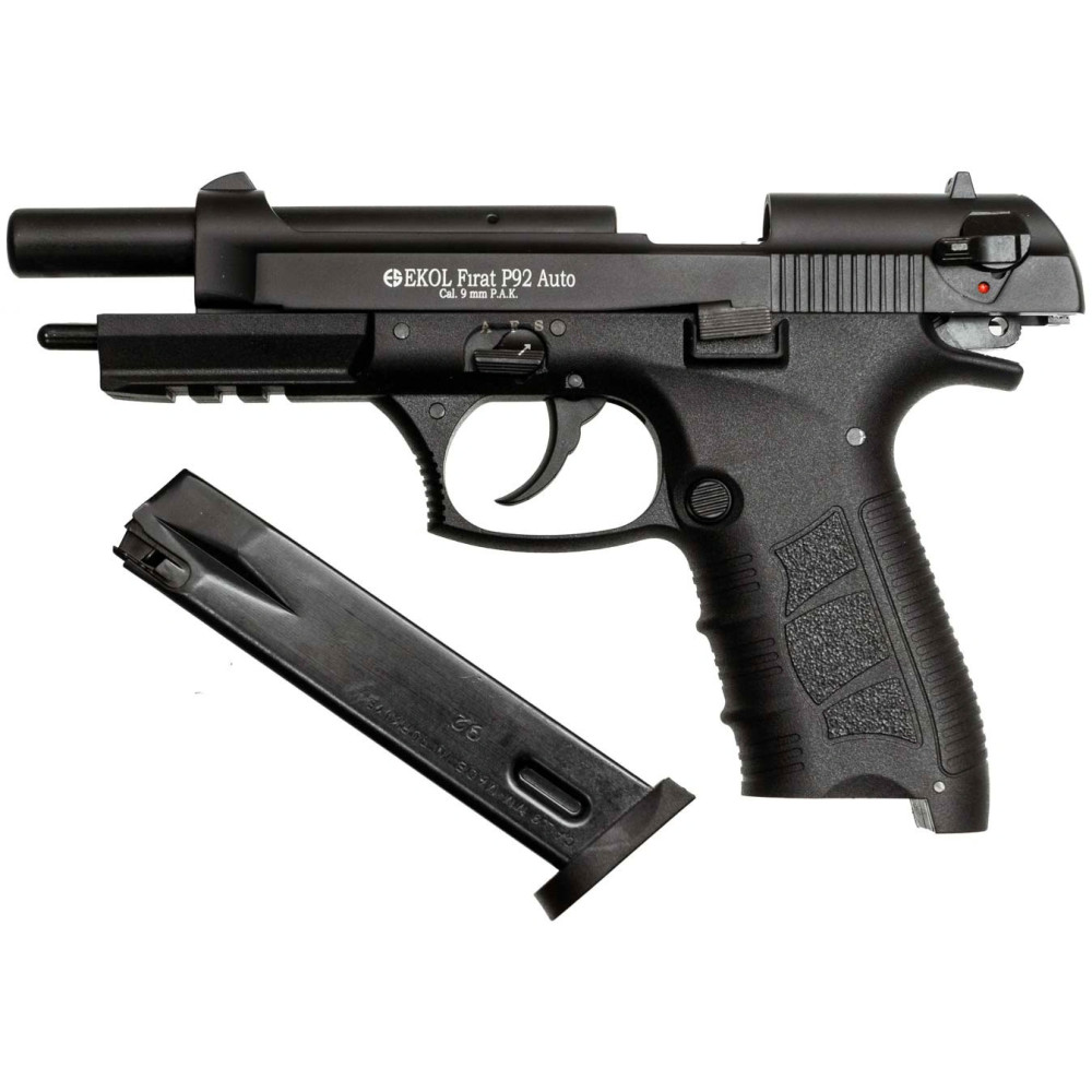 Стартовый пистолет EKOL Firat P92 Auto Black (Экол Фират П92 Авто Черный)