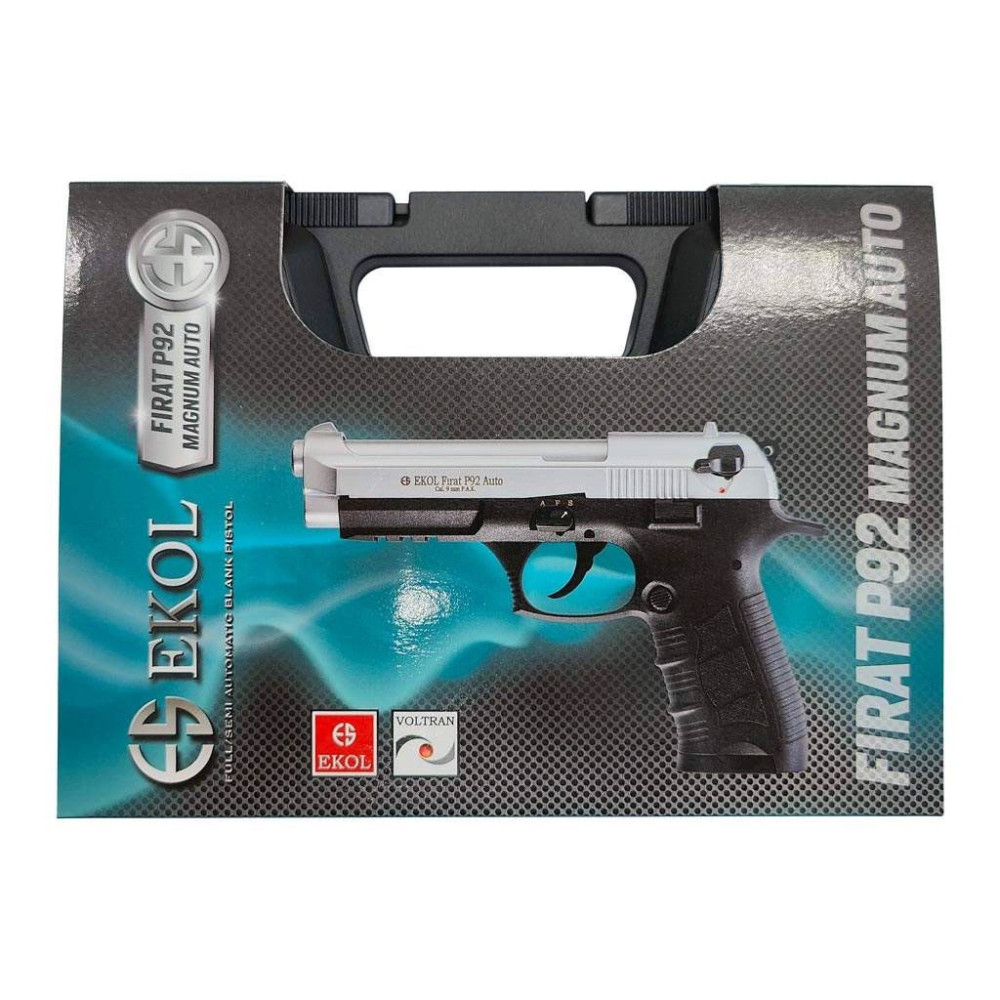 Стартовый пистолет EKOL Firat P92 Auto Black (Экол Фират П92 Авто Черный)
