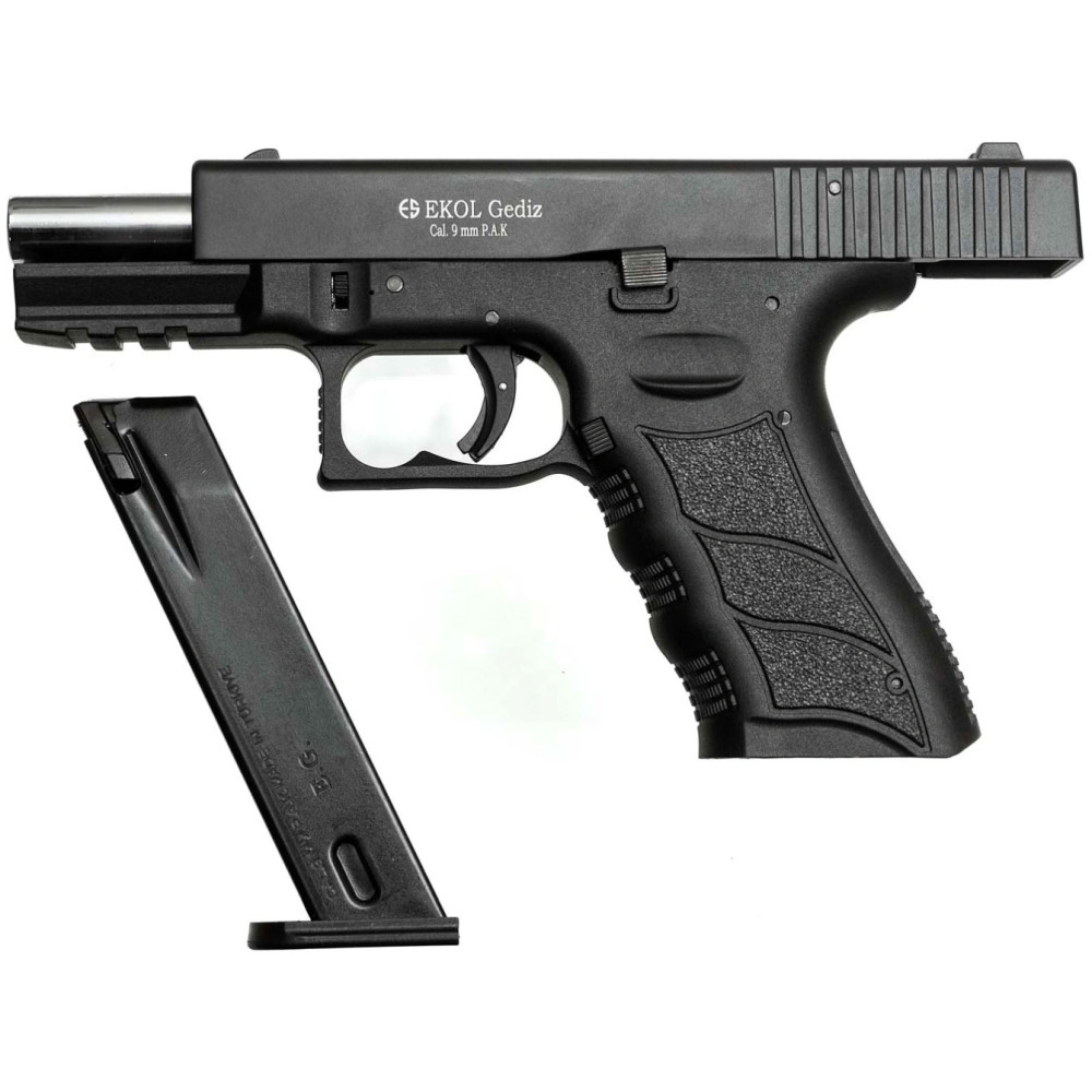 Стартовый пистолет EKOL Gediz Black (Экол Гедиз Черный)