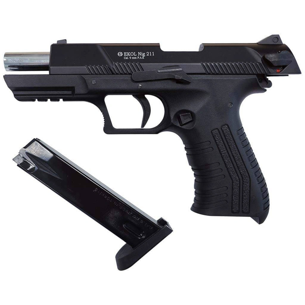 Стартовый пистолет EKOL Nig 211 Black (Экол Ниг 211 Черный)