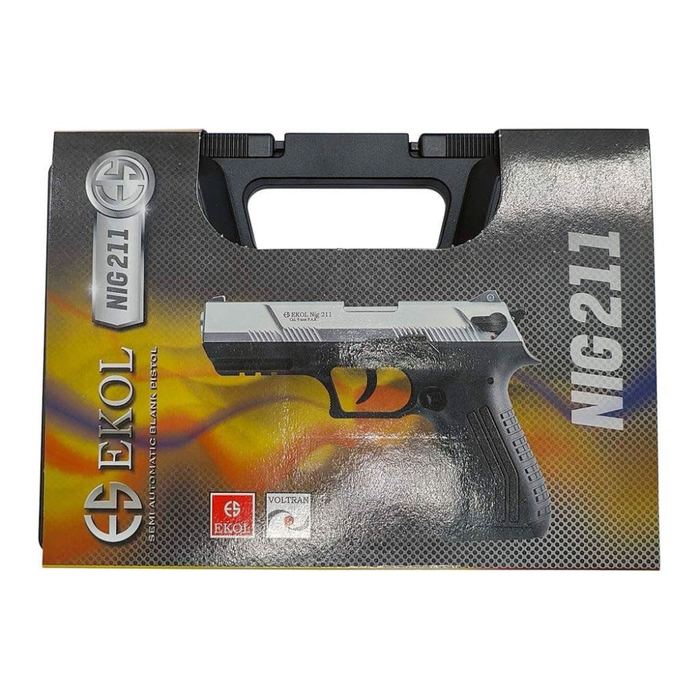 Стартовый пистолет EKOL Nig 211 Black (Экол Ниг 211 Черный)