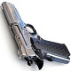 Стартовый пистолет Kuzey 911 SX #1 Chrome (Кузей 911 SX #1 Хромированный укороченный)