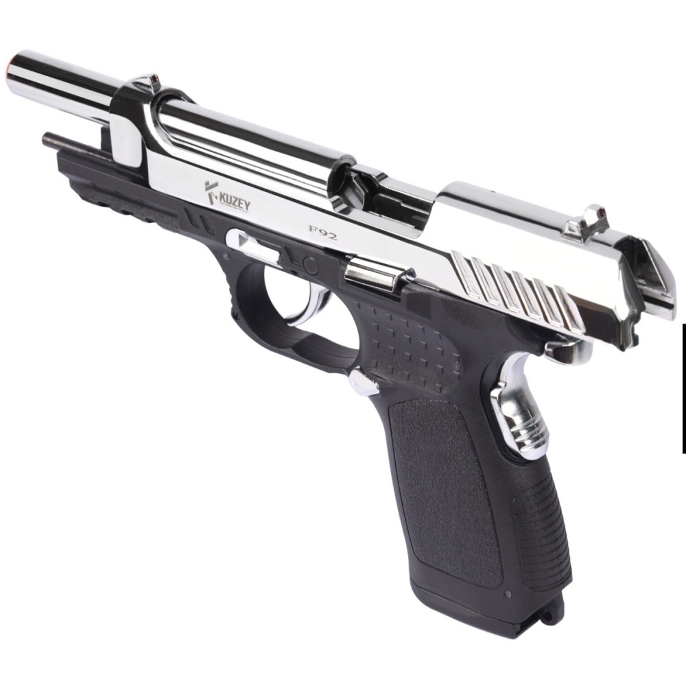 Стартовый пистолет Kuzey F92 Chrome (Кузей Ф92 Хром)