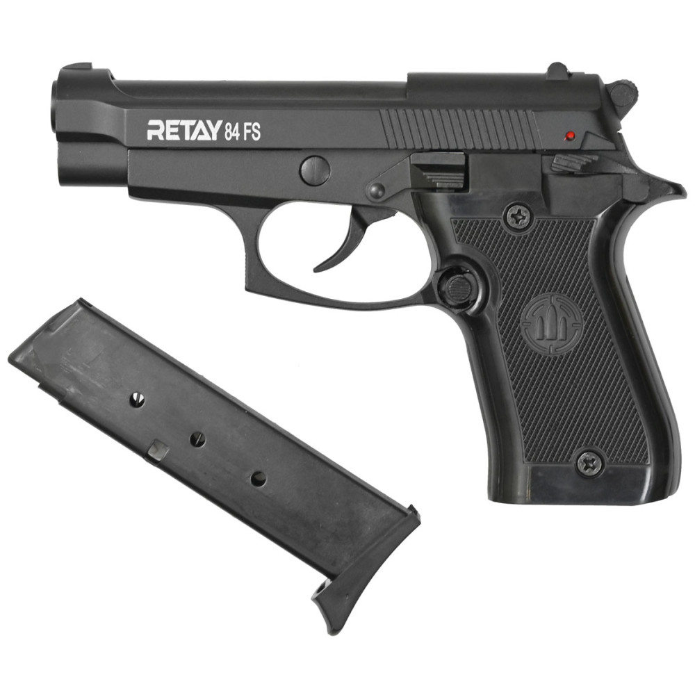 Стартовый пистолет Retay 84FS Black (Ретай 84ФС черный)