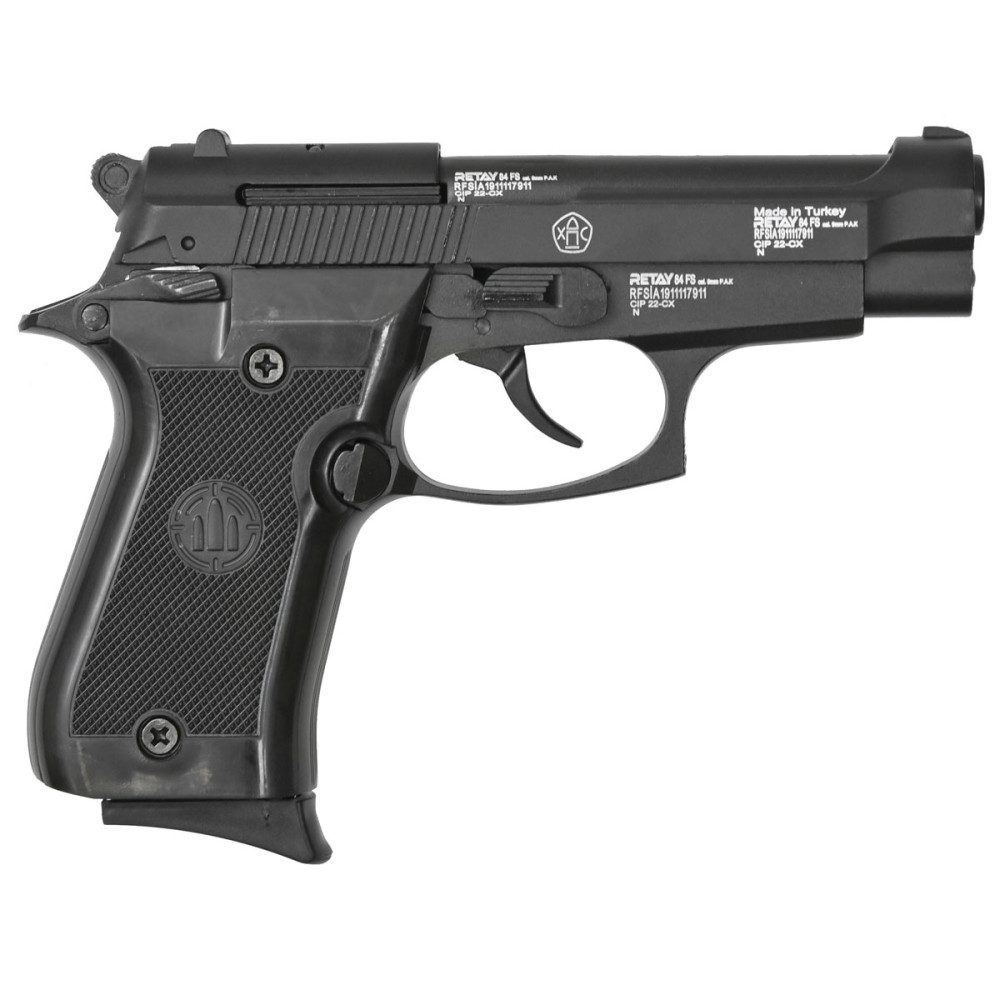 Стартовый пистолет Retay 84FS Black (Ретай 84ФС черный)