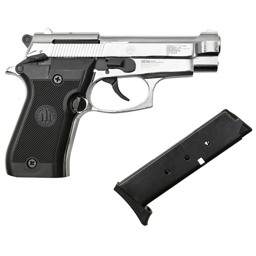 Стартовый пистолет Retay 84FS Nickel (Ретай 84ФС никель)