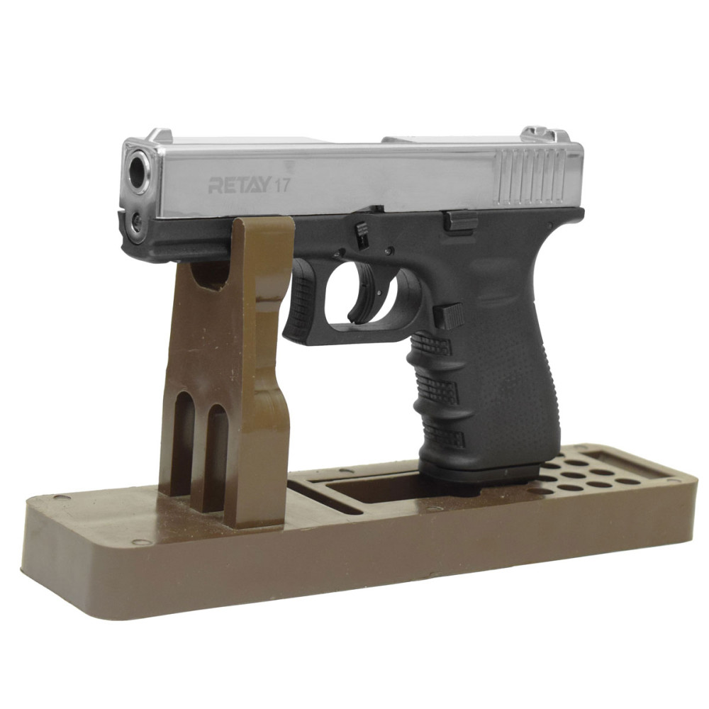 Стартовый пистолет Retay G17 Nickel (Ретай Г17 зеркальный никель)