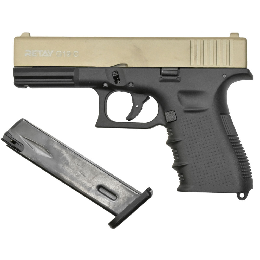 Стартовый пистолет Retay G19C Satin (Ретай Г19С сатин)