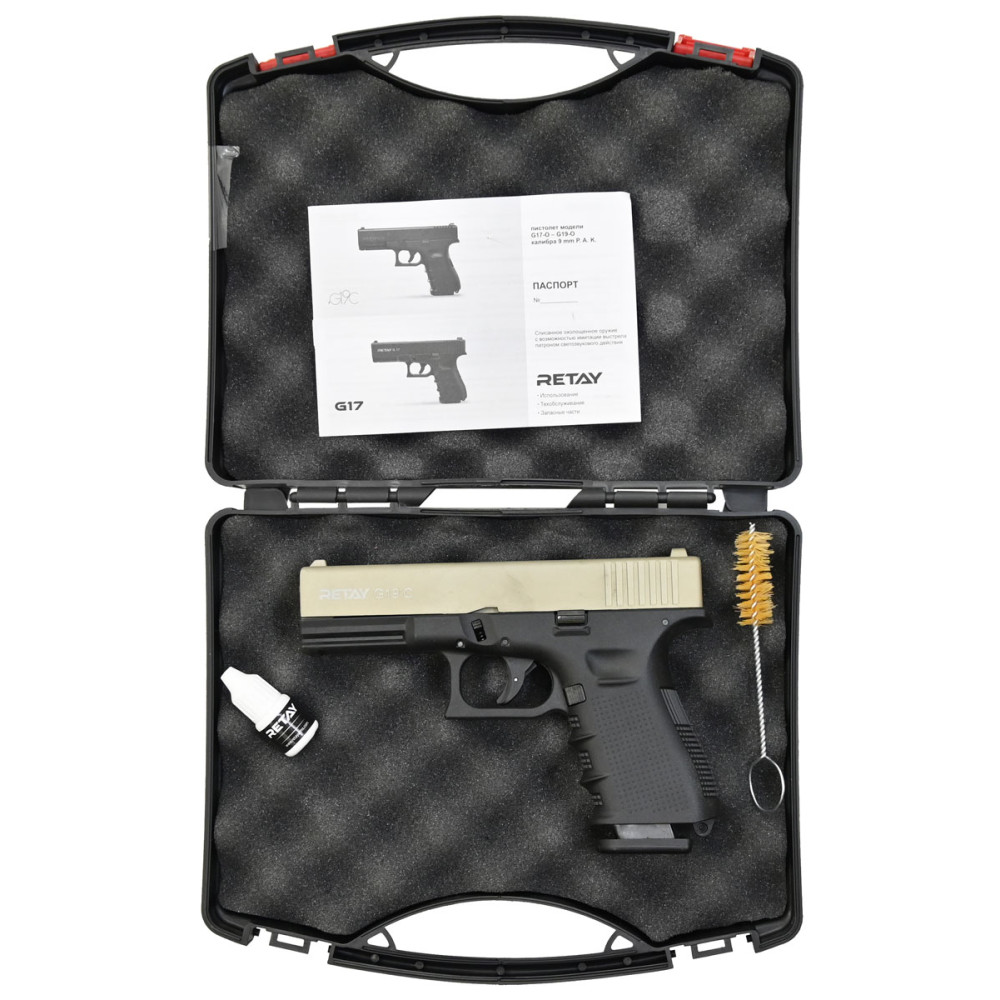 Стартовый пистолет Retay G19C Satin (Ретай Г19С сатин)