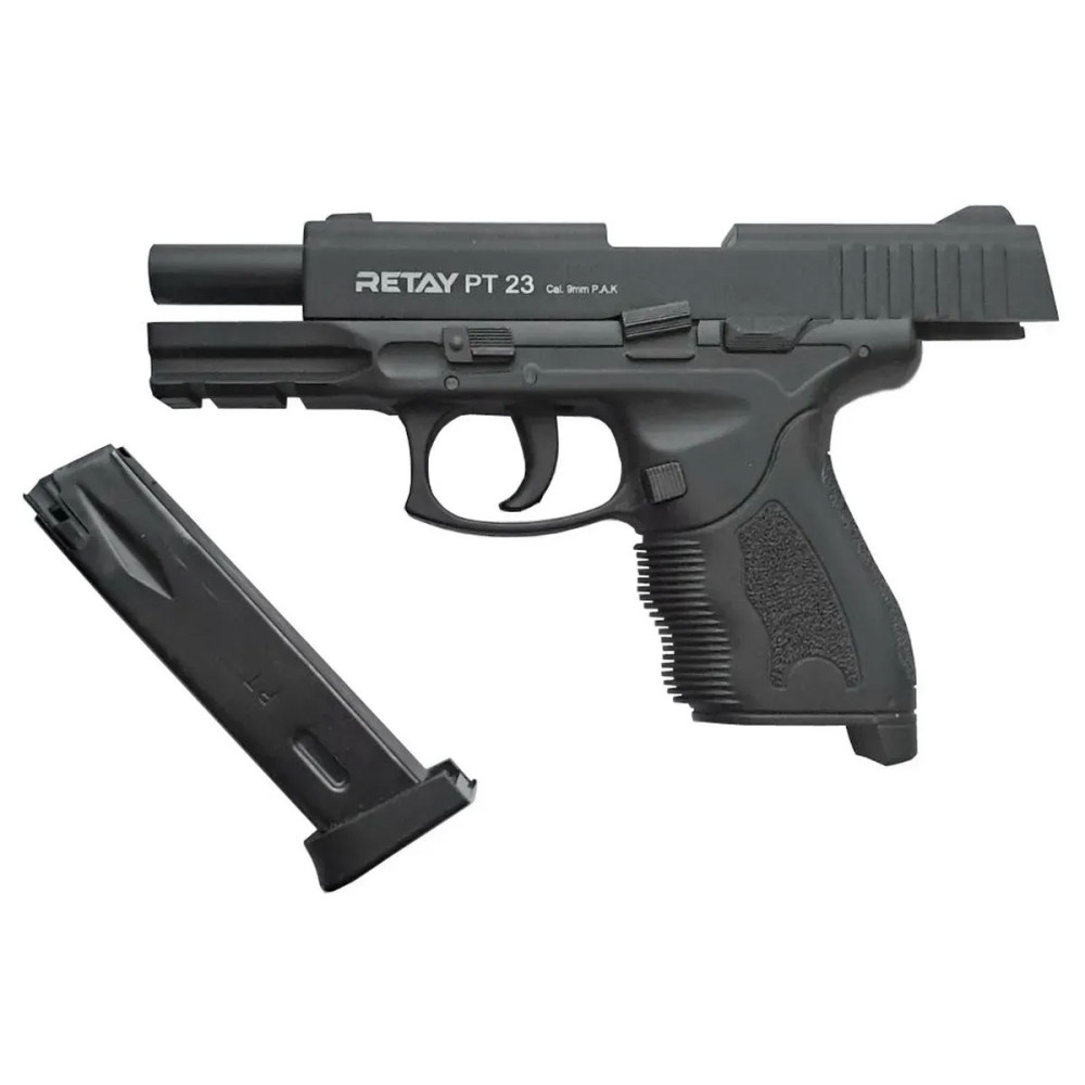 Стартовый пистолет Retay PT23 Black (Ретай ПТ23 черный)