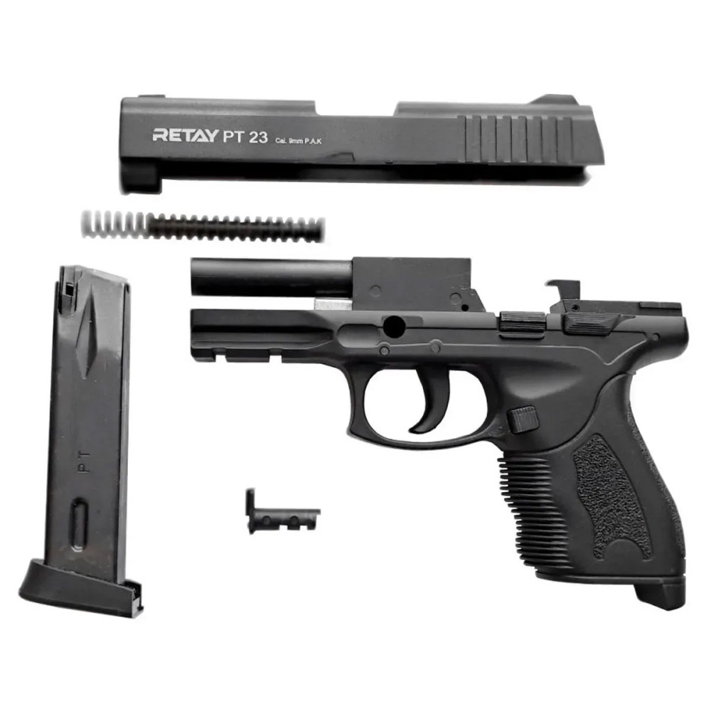 Стартовый пистолет Retay PT23 Black (Ретай ПТ23 черный)