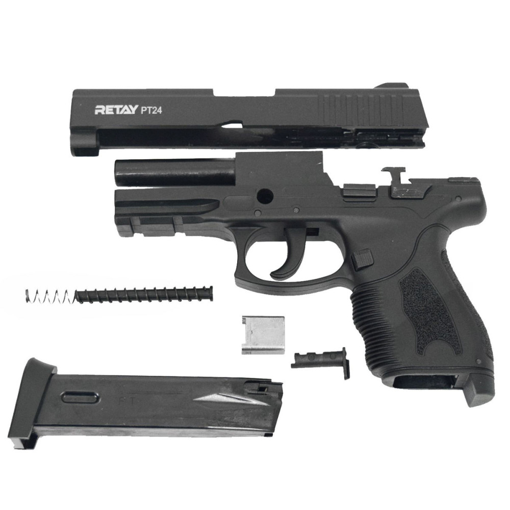 Стартовый пистолет Retay PT24 Black (Ретай ПТ24 черный)