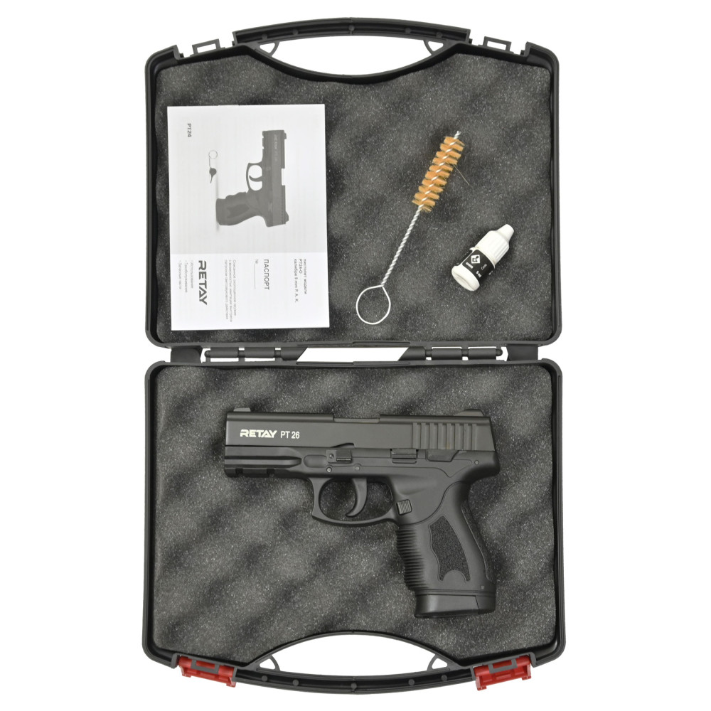 Стартовый пистолет Retay PT26 Black (Ретай ПТ26 черный)
