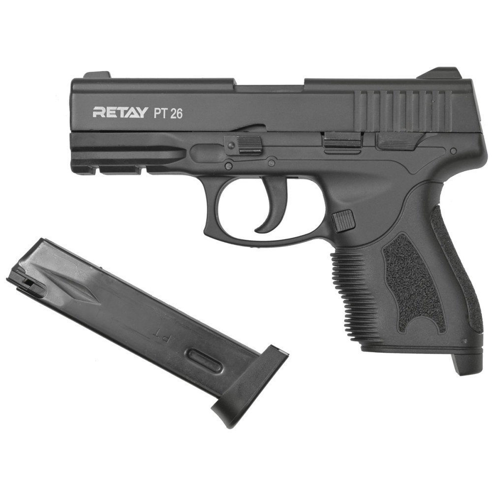 Стартовый пистолет Retay PT26 Black (Ретай ПТ26 черный)