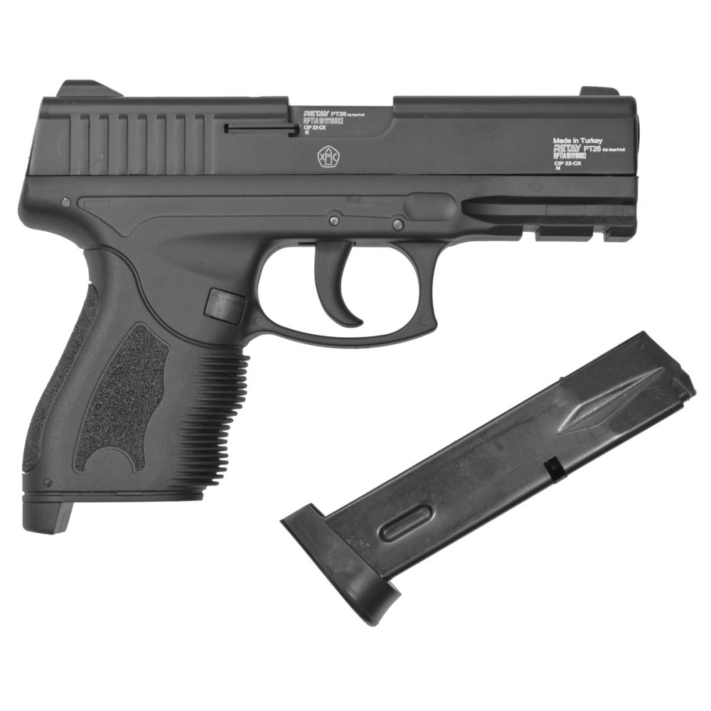 Стартовый пистолет Retay PT26 Black (Ретай ПТ26 черный)