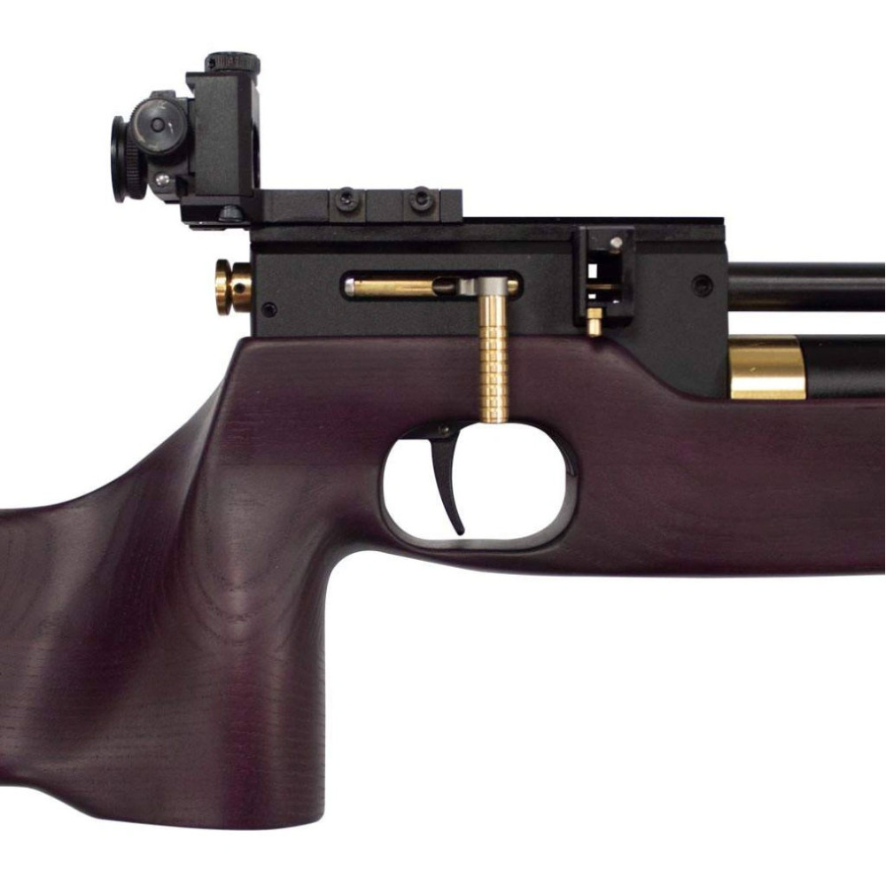 Пневматическая PCP винтовка ZBROIA Biathlon 550-200 Фиолетовая (Зброя Биатлон)