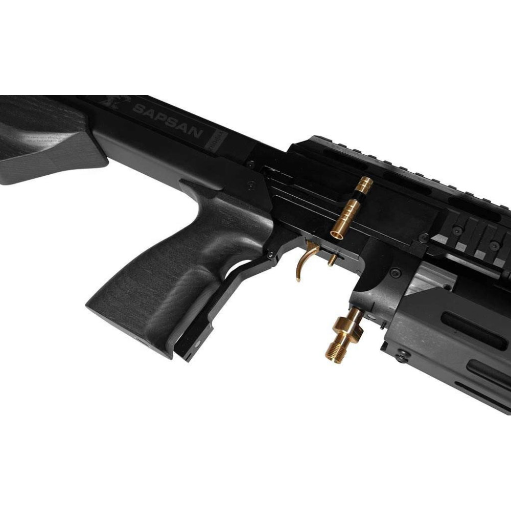 Пневматическая PCP винтовка ZBROIA Sapsan TAC 550-300 Черная (Зброя Сапсан ТАК 550-300 черная)
