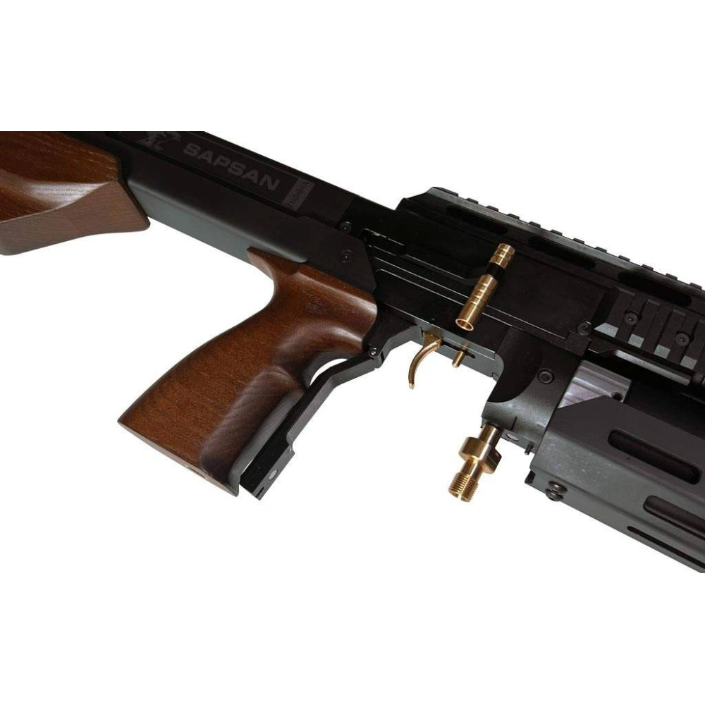 Пневматична PCP гвинтівка ZBROIA Sapsan TAC 550-300 Коричнева (Зброя Сапсан ТАК 550-300 коричнева)