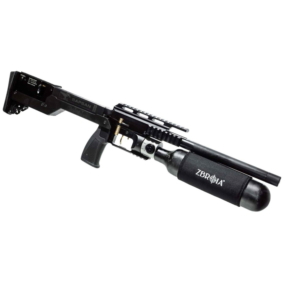 Пневматическая PCP винтовка ZBROIA Sapsan TAC-MC 450 / 480 black (Зброя Сапсан ТАК-МС черный)