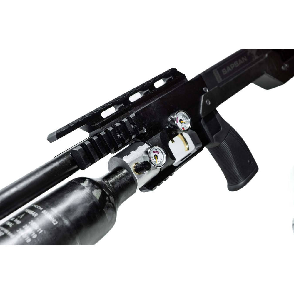 Пневматическая PCP винтовка ZBROIA Sapsan TAC-MC 450 / 480 black (Зброя Сапсан ТАК-МС черный)