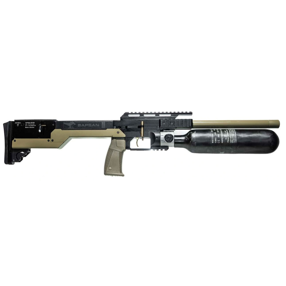 Пневматическая PCP винтовка ZBROIA Sapsan TAC-MC 450 / 480 coyote (Зброя Сапсан ТАК-МС койот)