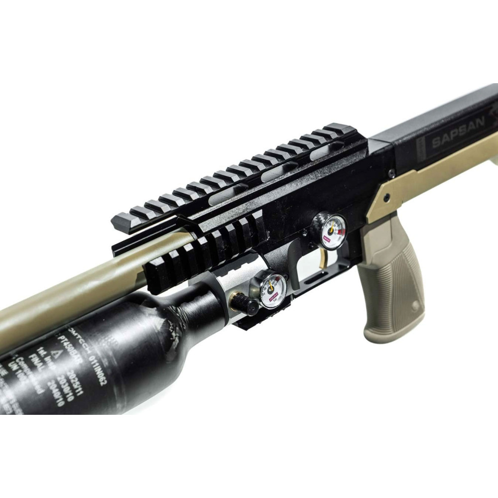 Пневматическая PCP винтовка ZBROIA Sapsan TAC-MC 450 / 480 coyote (Зброя Сапсан ТАК-МС койот)